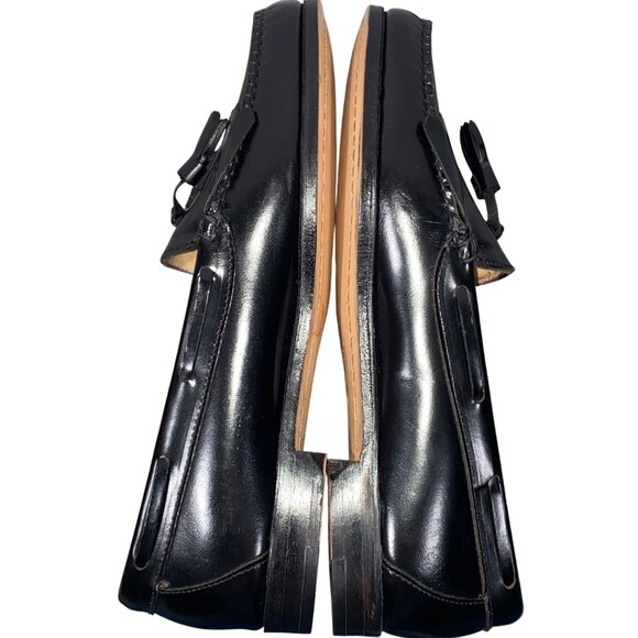 G.H. Bass & Co. Weejuns Tassel Loafers Black Leather Men’s Size 10 D - Picture 10 of 15